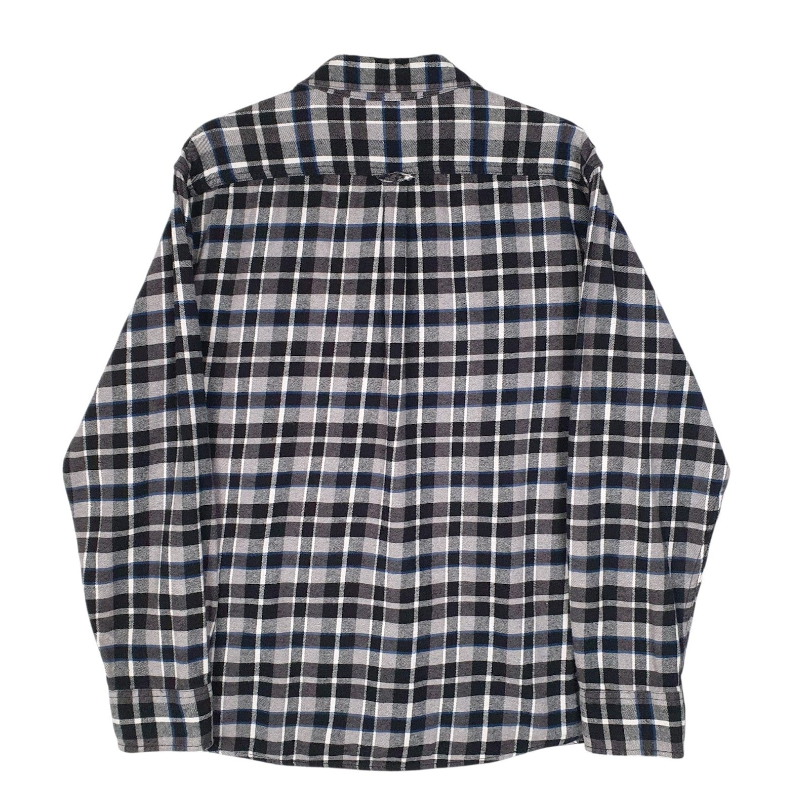 Mens Grey Eddie Bauer Flannel  Shirt
