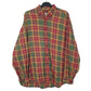 Mens Green L.L.Bean Flannel Long Sleeve Shirt