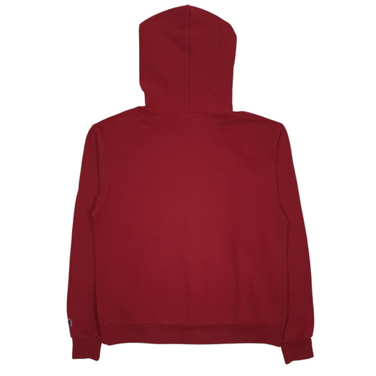 Mens Red Champion Umass Amherst Hoodie Jumper