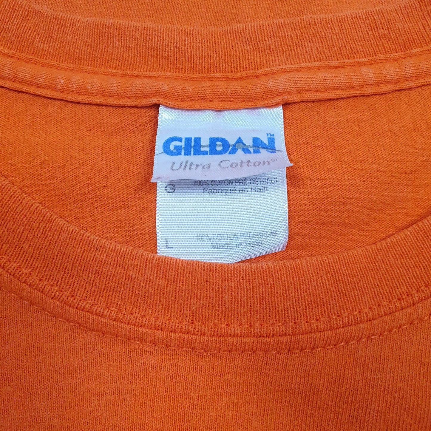 Mens Orange Gildan Middletown  T Shirt