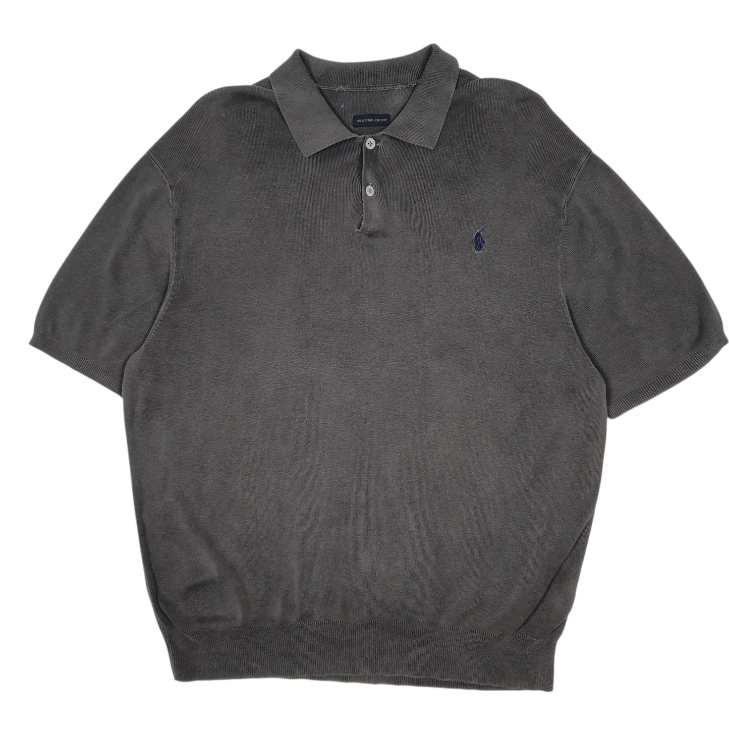 Mens Grey Polo Ralph Lauren  Short Sleeve Polo Shirt