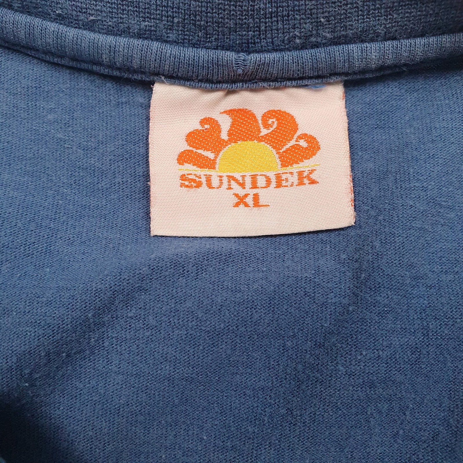 Mens Blue Sundek   T Shirt
