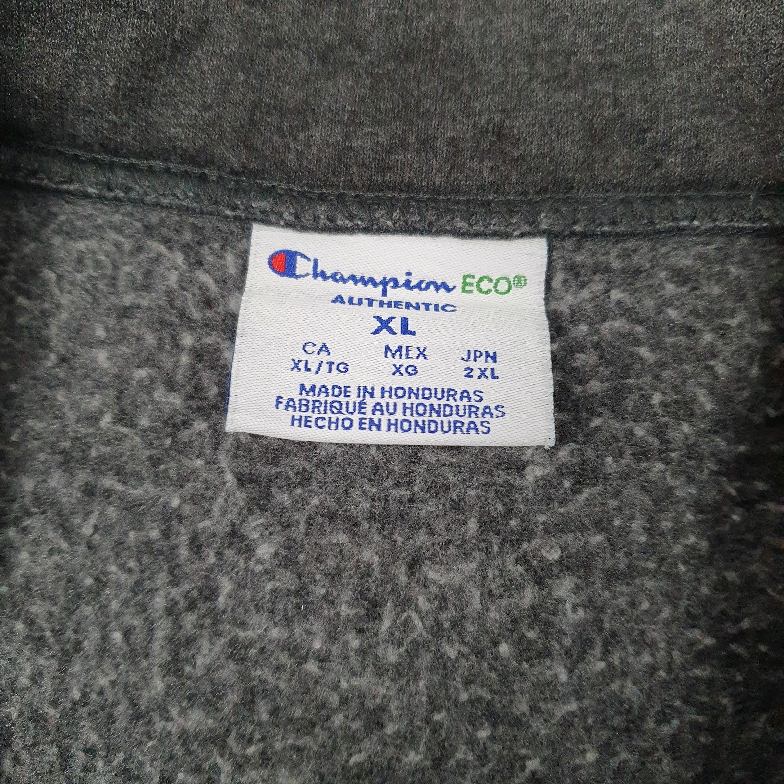 Mens Grey Champion North Dakota State University Quarter Zip Jumper