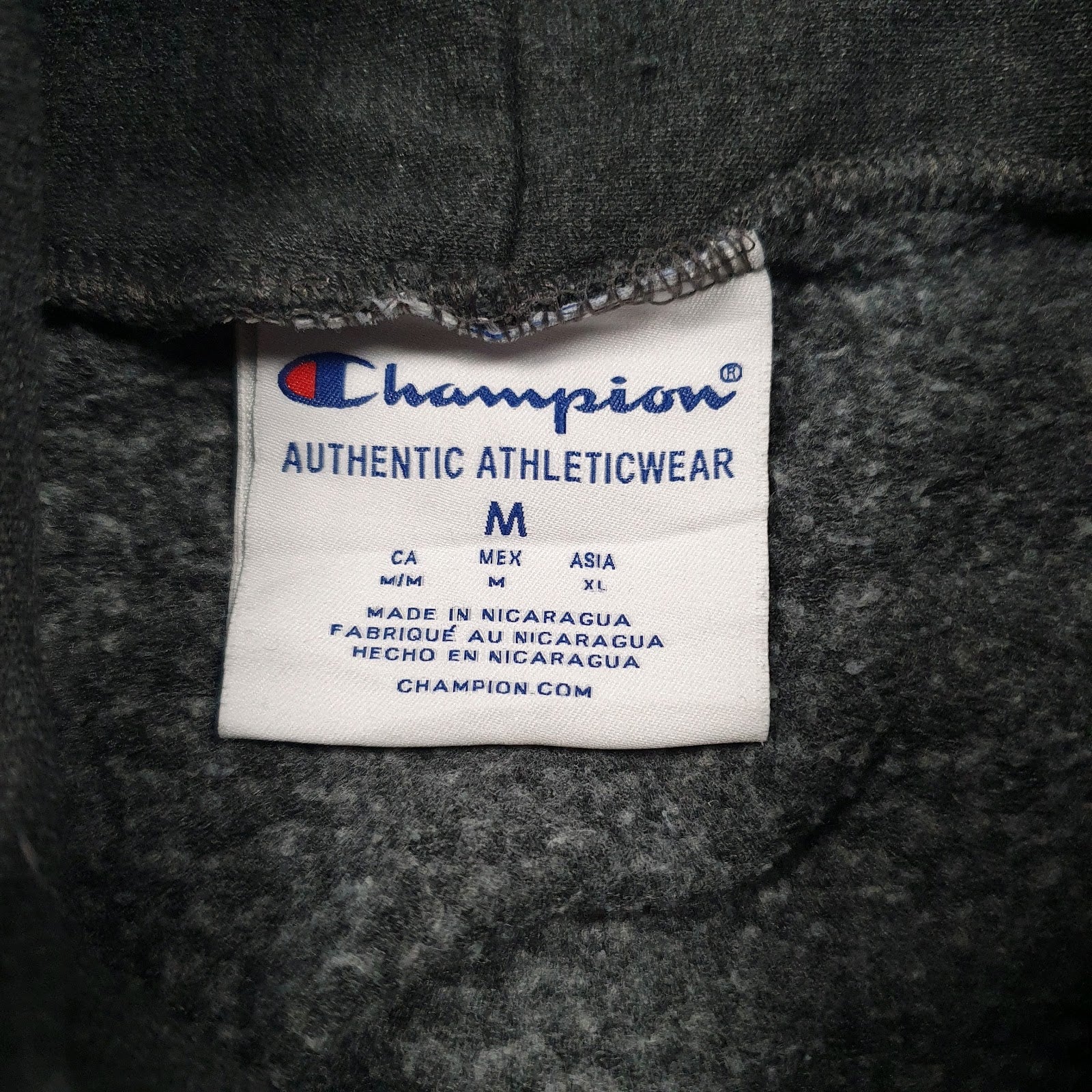 Mens Grey Champion Marist Hoodie Jumper