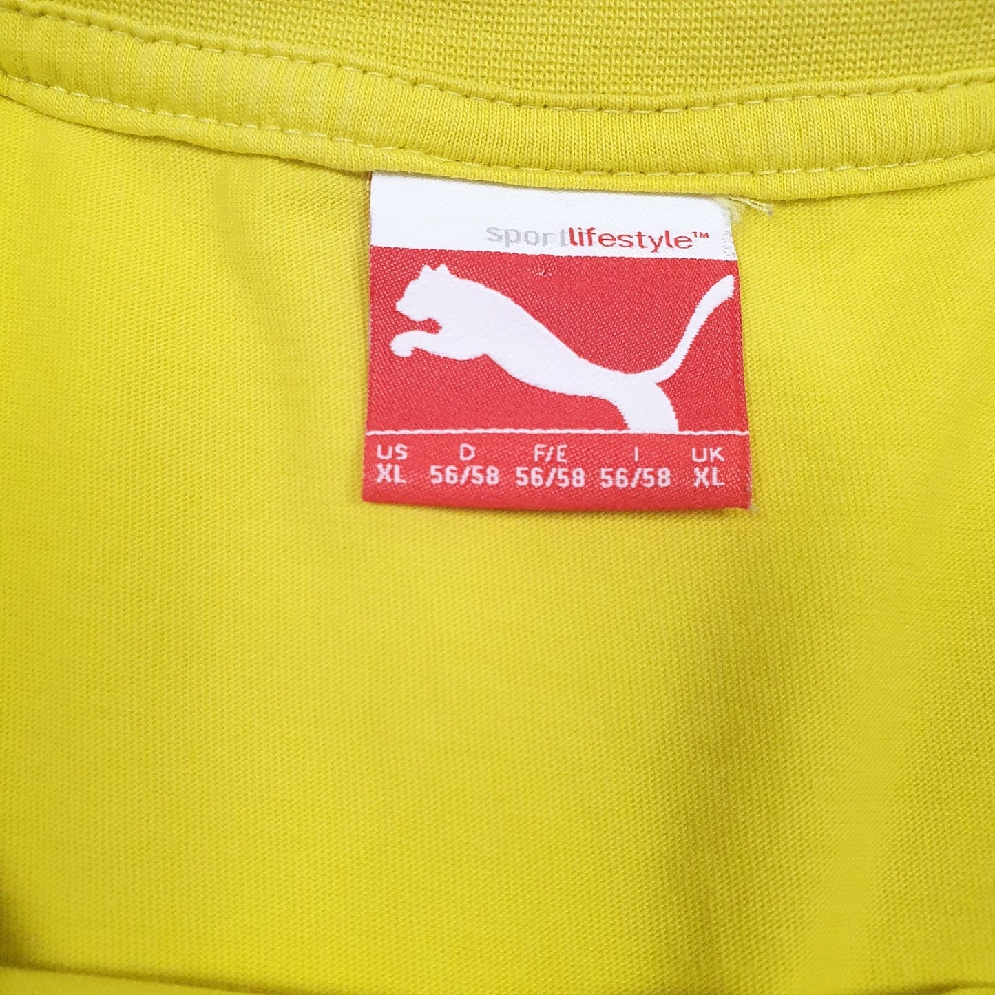 Mens Yellow Puma Borussia Dortmund Football  T Shirt