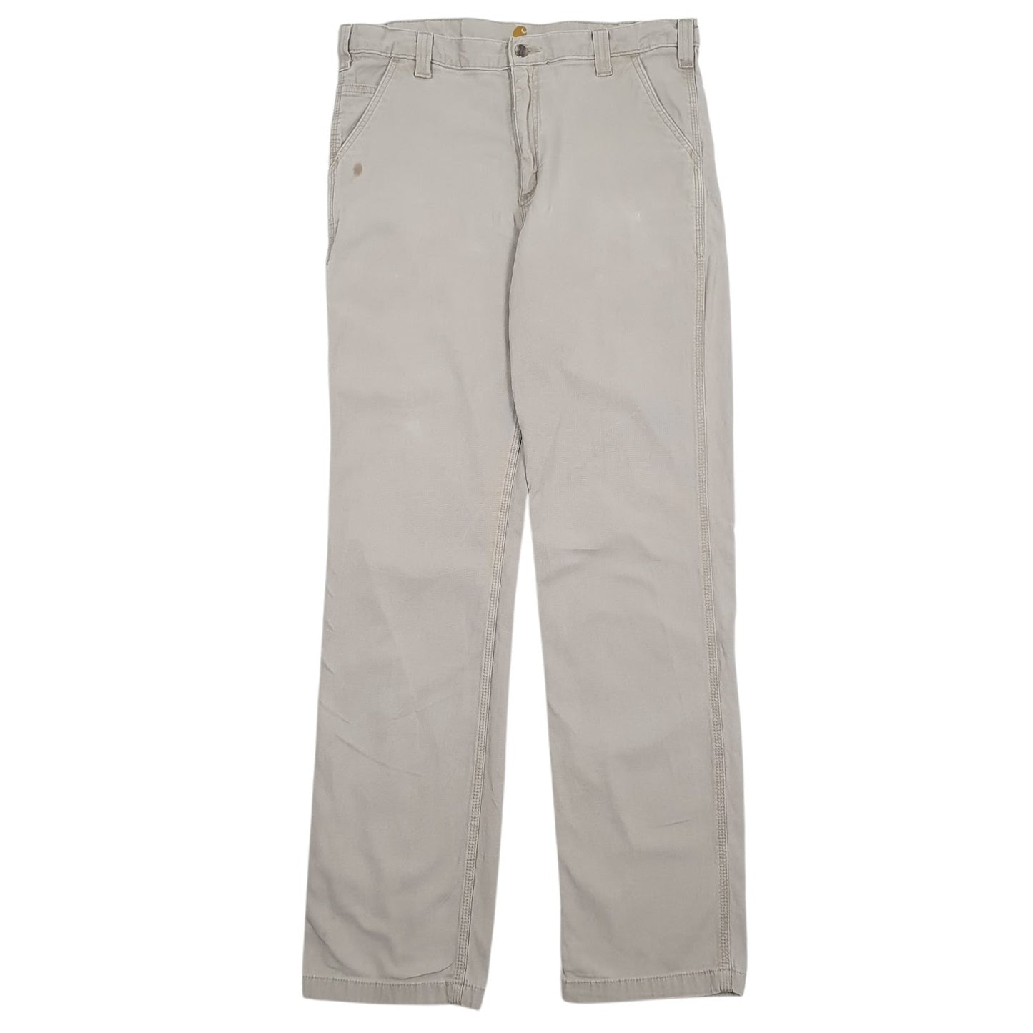 Mens Beige Carhartt  Carpenter Trousers