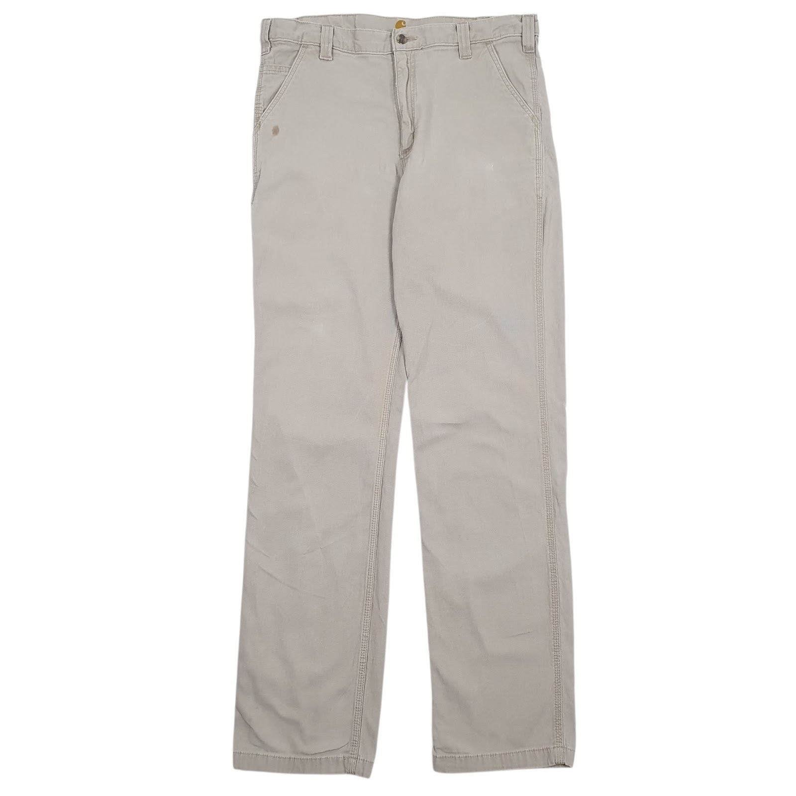 Mens Beige Carhartt  Carpenter Trousers