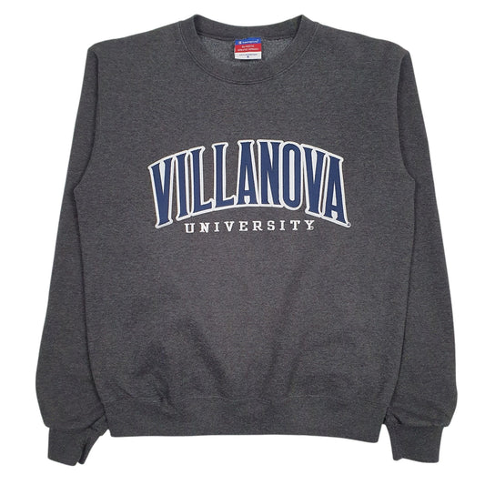 Mens Grey Champion Villanova University Crewneck Jumper