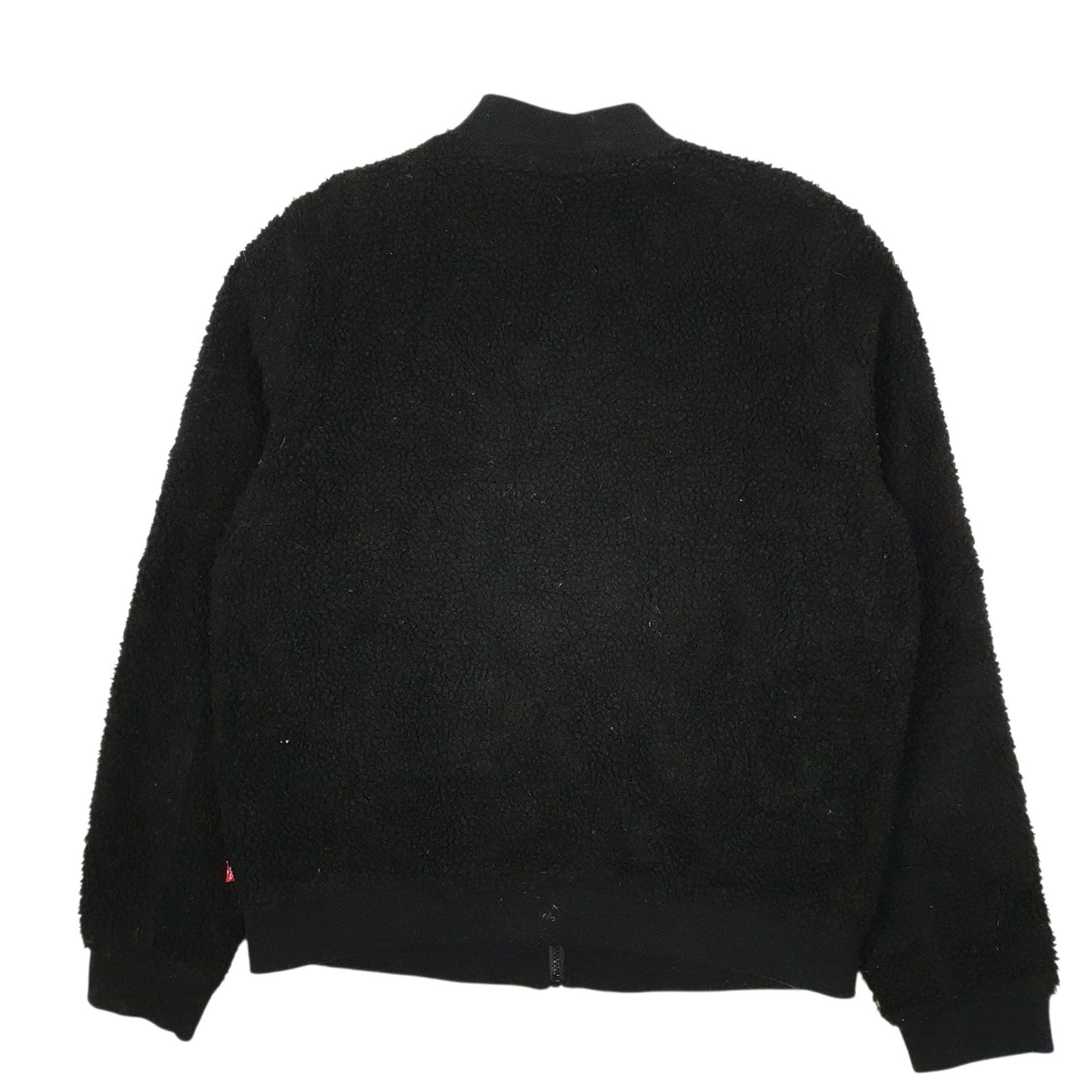 Mens Black Levis Fleece Sherpa  Coat