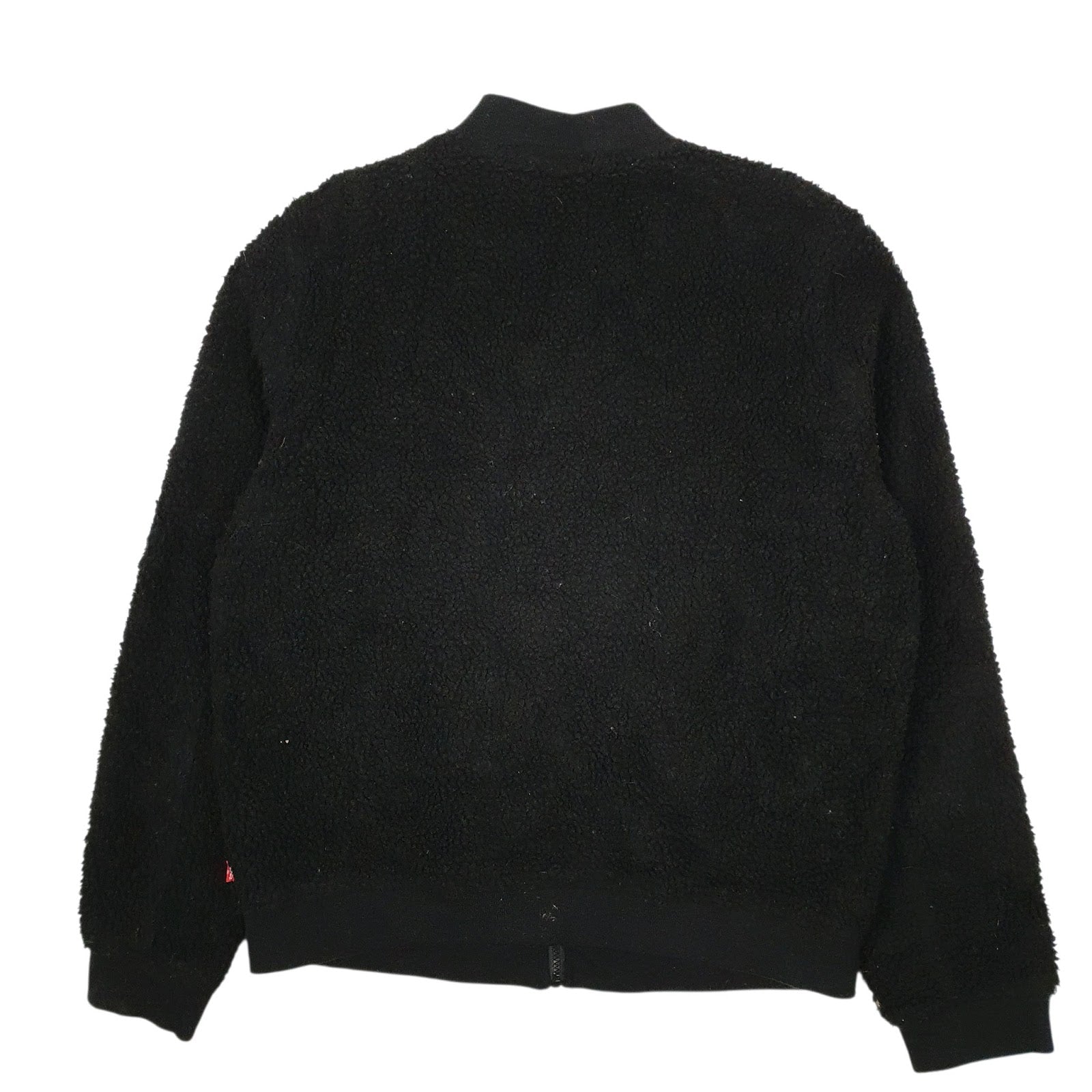 Mens Black Levis Fleece Sherpa  Coat