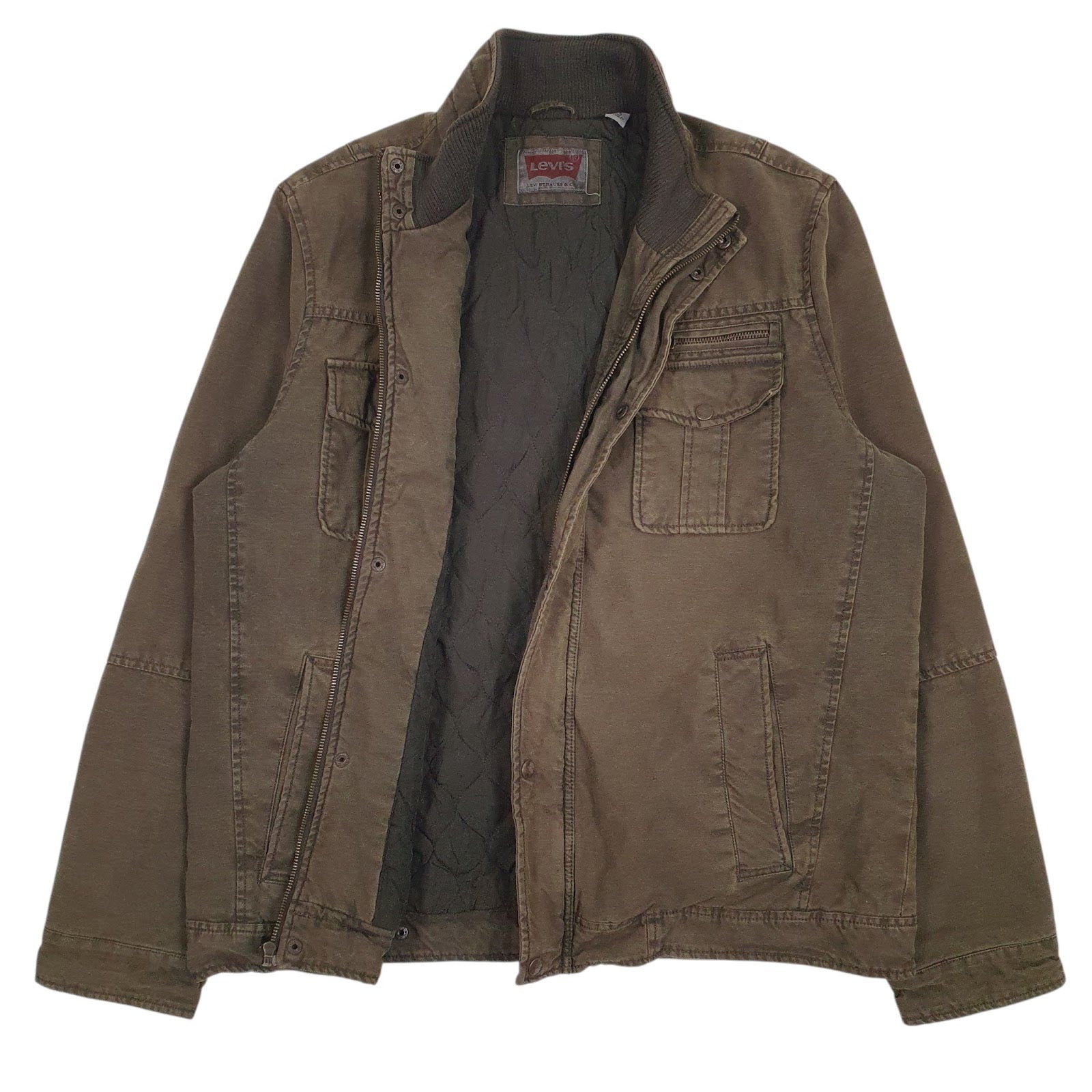 Mens Green Levis   Coat