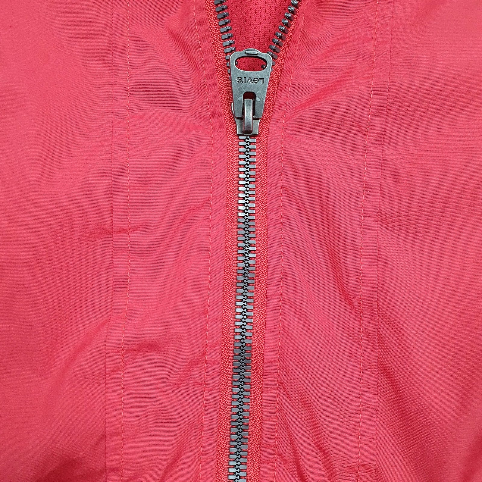 Mens Red Levis   Coat