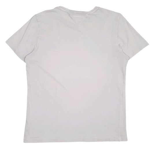 Mens Grey Tommy Hilfiger Spellout  T Shirt