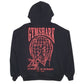 Mens Black Gym Shark  Hoodie Jumper