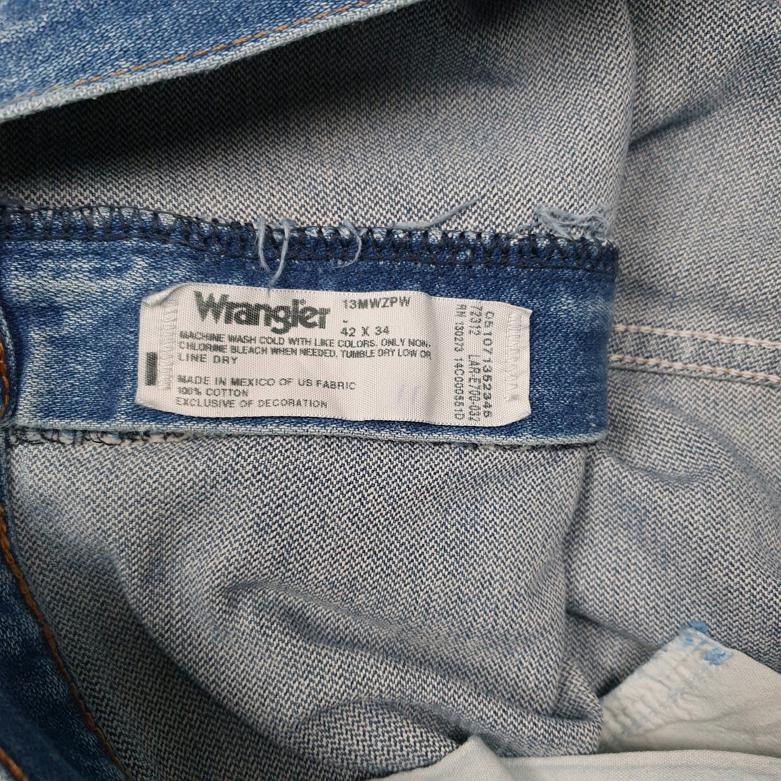 Mens Blue Wrangler Vintage 90s Cowboy Cut  Jeans