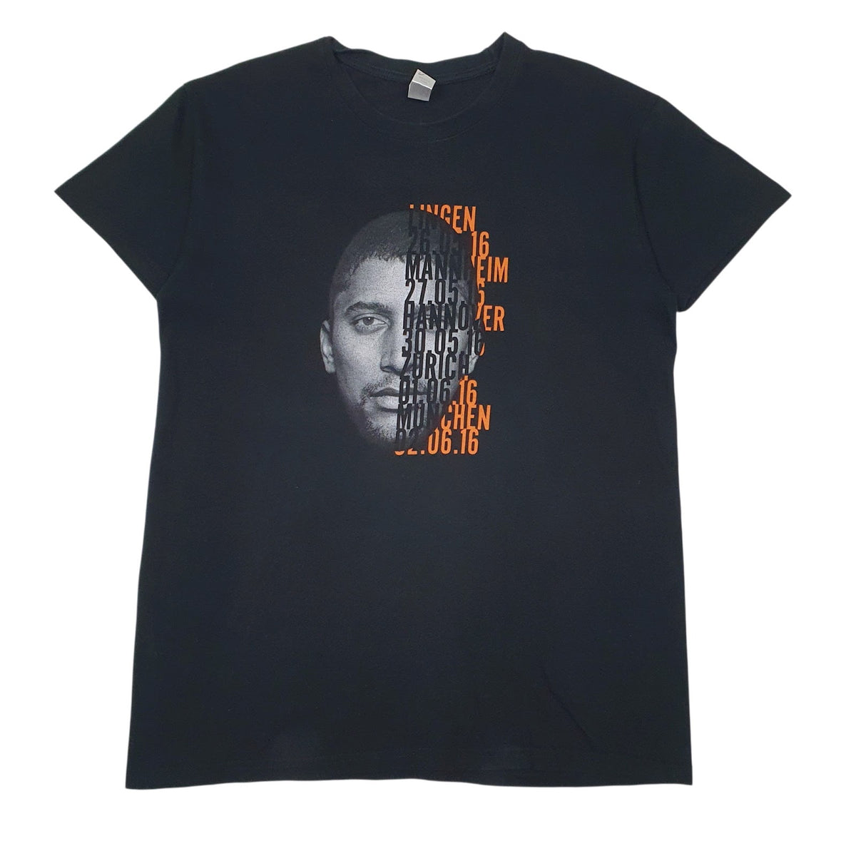 Mens Black Imperial Andreas Bourani Short Sleeve T Shirt