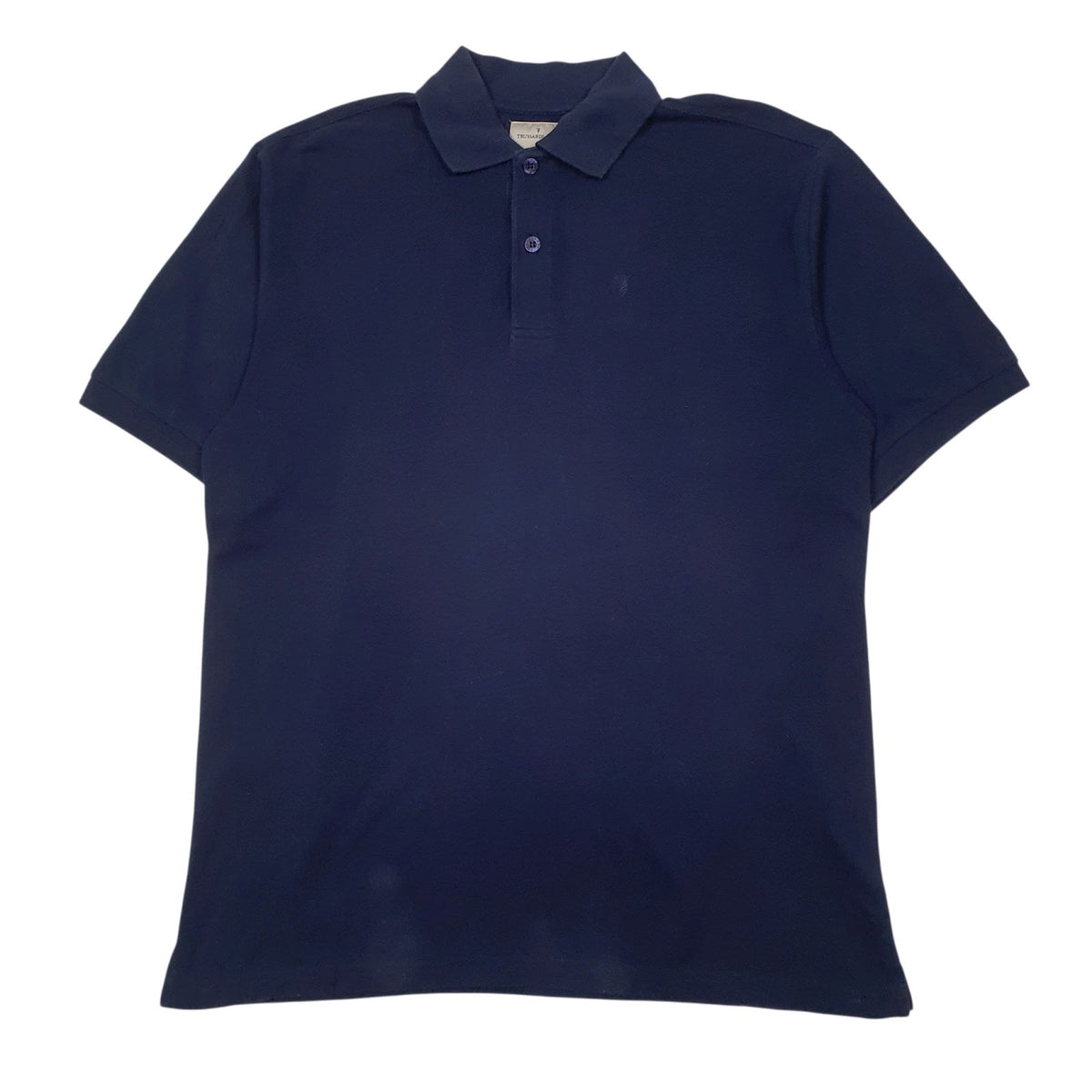 Mens Navy Trussardi  Short Sleeve Polo Shirt