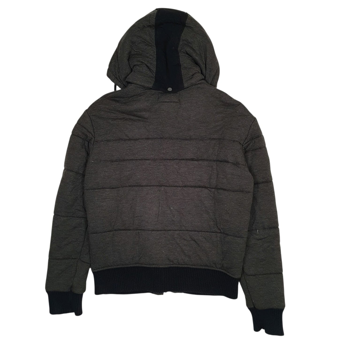 Mens Grey Armani Hoodie Slim Fit  Coat