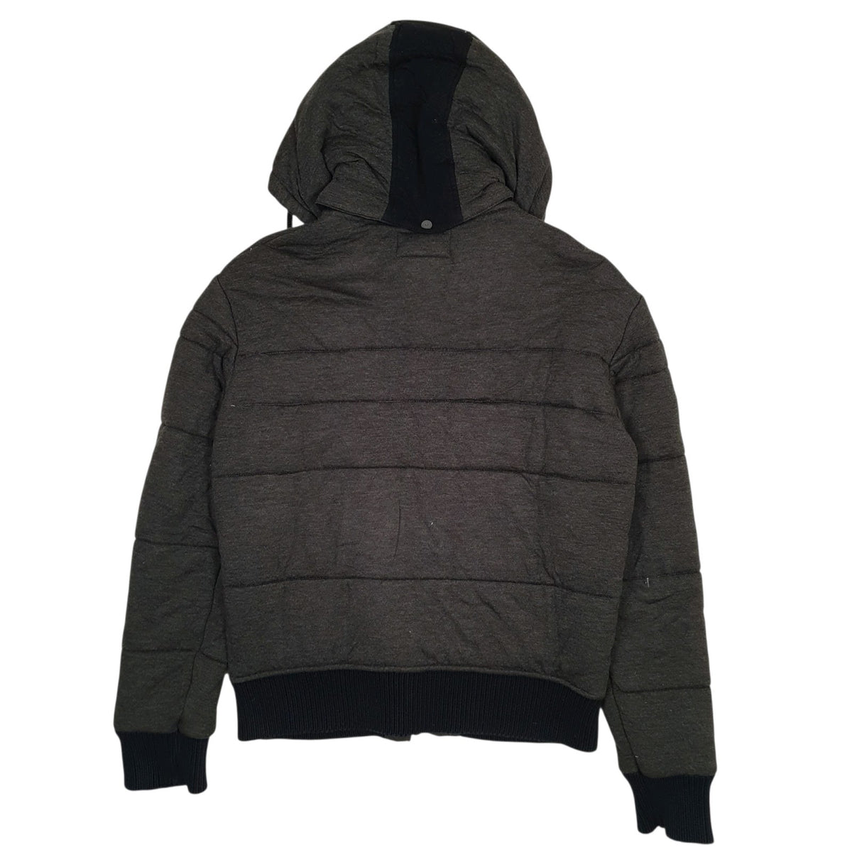 Mens Grey Armani Hoodie Slim Fit  Coat