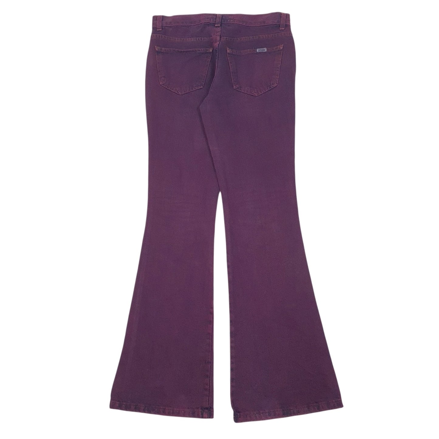 Womens Burgundy Slesh   Jeans