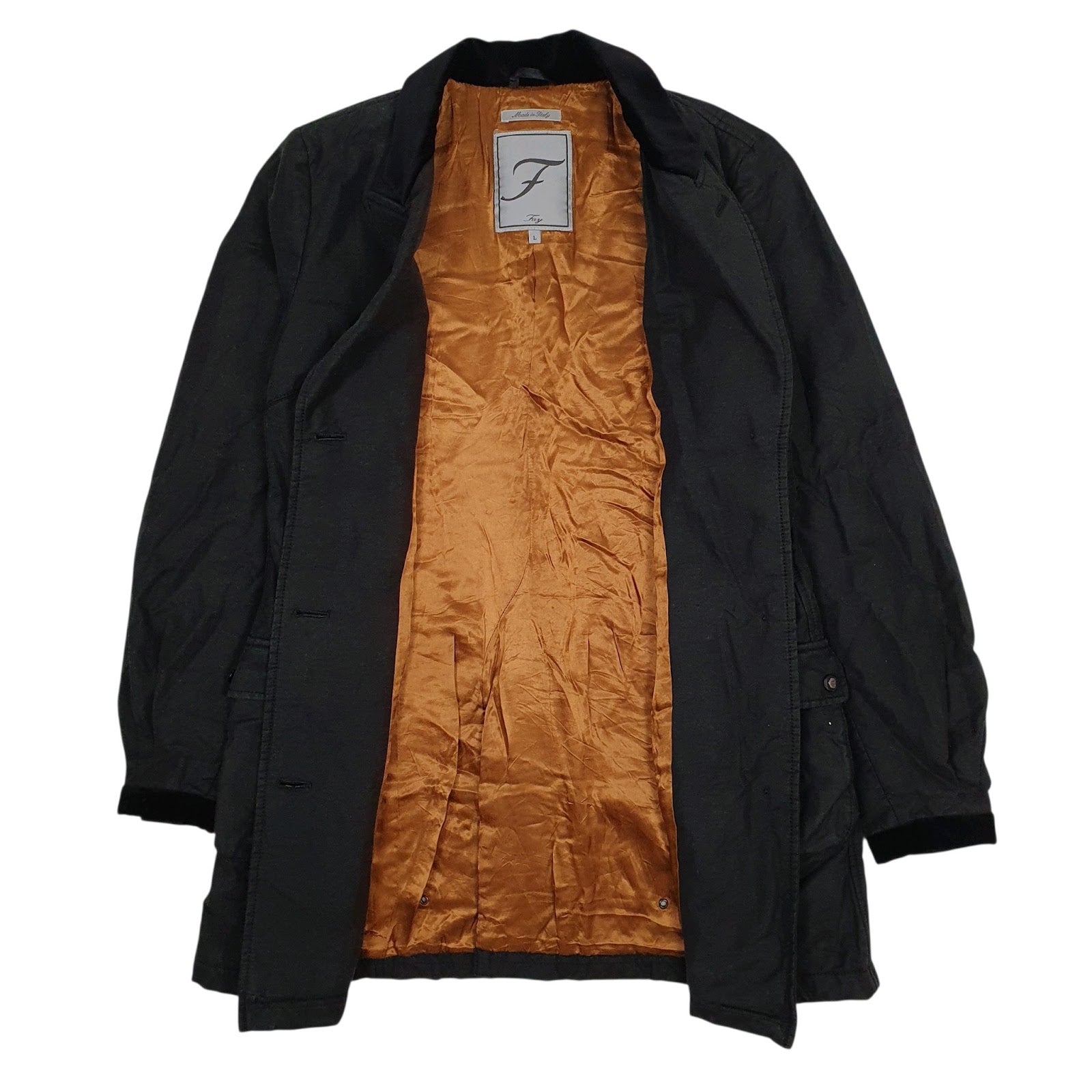 Womens Black Fay Windbreaker Made In Italy  Coat