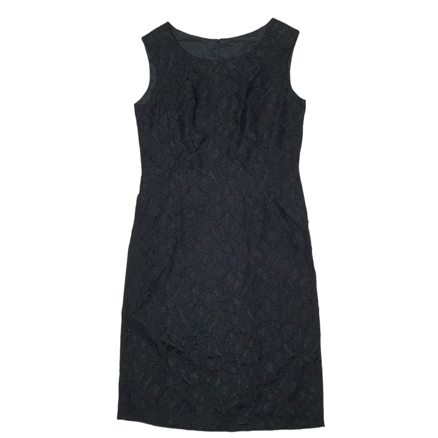 Womens Black Unbranded Chiffon Evening Occasion Sleeveless Dress