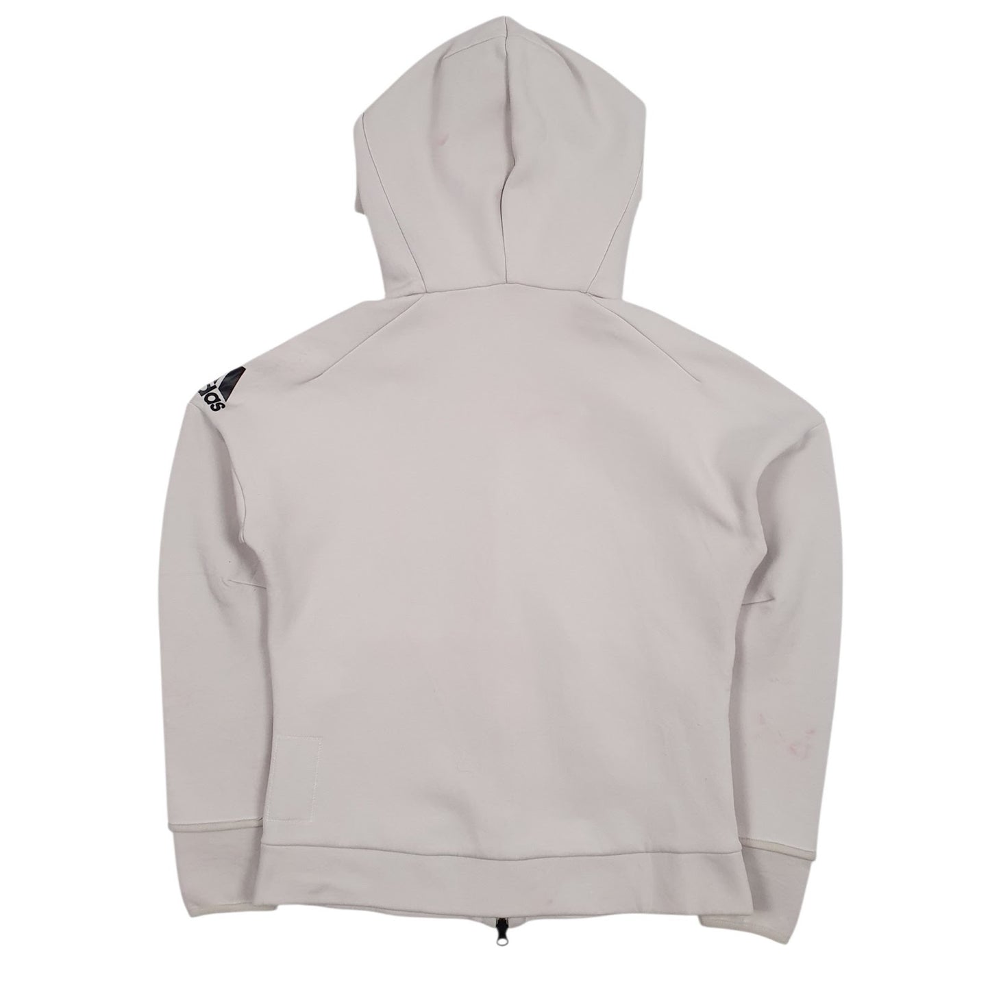 Womens Grey Adidas  Full Zip Jumper