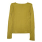 Womens Green Oscar De La Renta Knit V Neck Jumper