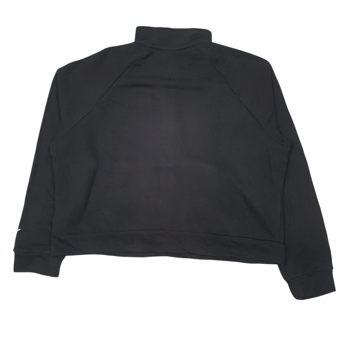 Womens Black Puma  Quarter Zip Jumper