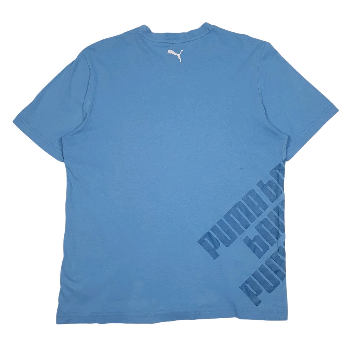 Mens Blue Puma   T Shirt