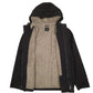 Womens Grey Lee Sherpa Lined Hoodie  Coat