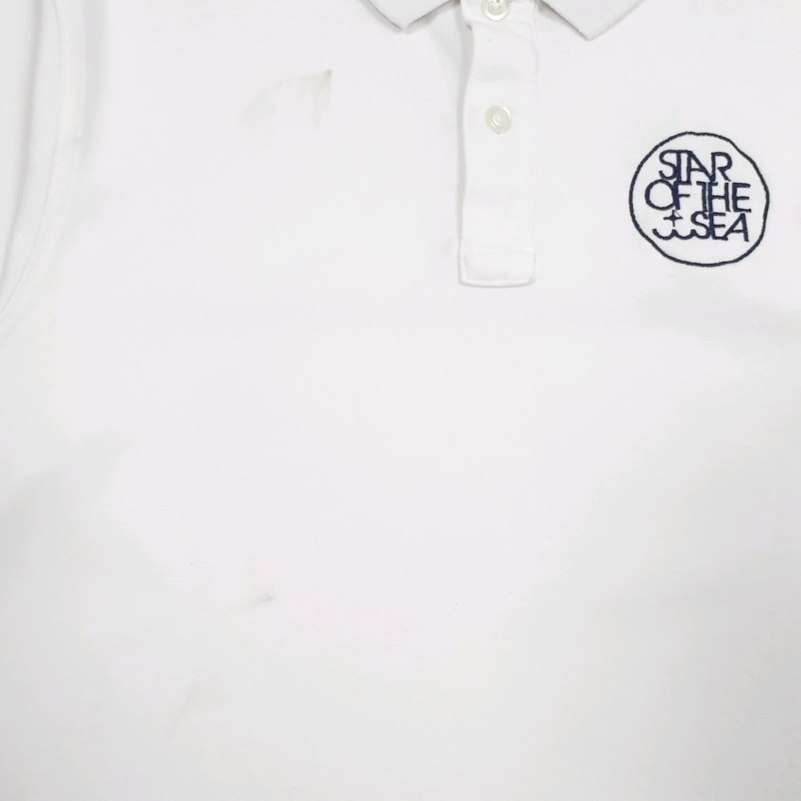 Womens White Tommy Hilfiger  Crewneck Polo Shirt