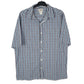 Mens Blue L.L.Bean  Short Sleeve Shirt