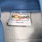 Womens Grey Morning Sun Graphic Vintage 90s Made In USA Crewneck Jumper