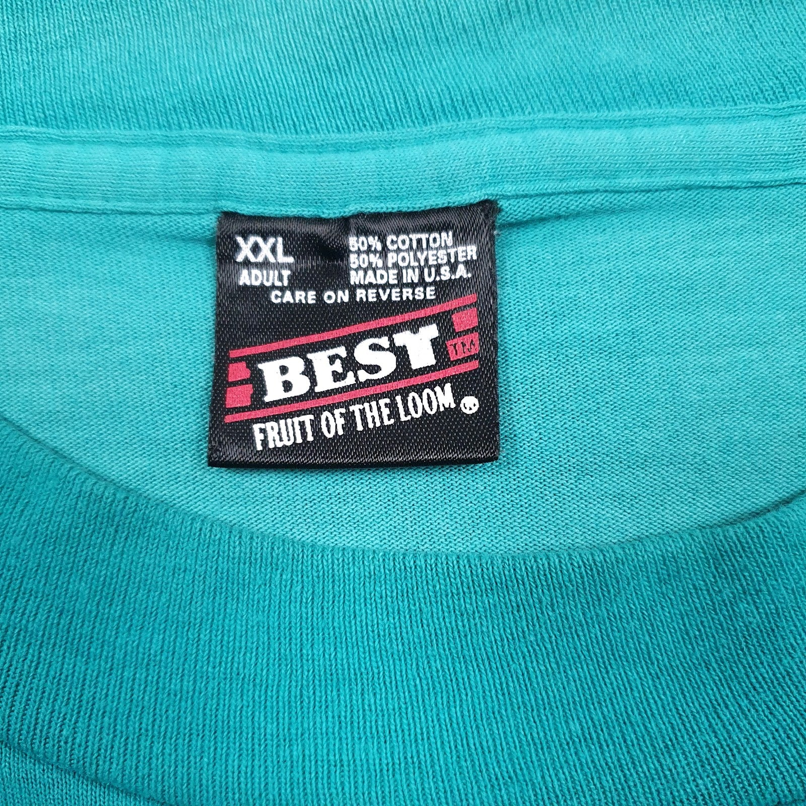 Mens Blue Fruit Of The Loom Vintage 90s Made In USA Single Stitch Boys Boyscouts  T Shirt