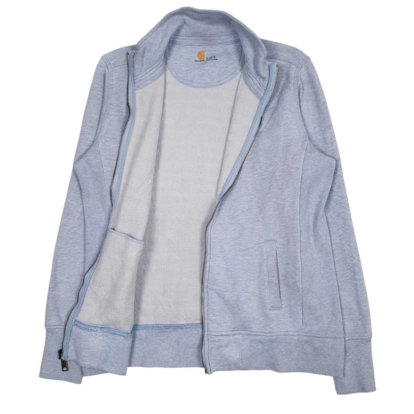 Womens Blue Carhartt  Full Zip Jumper