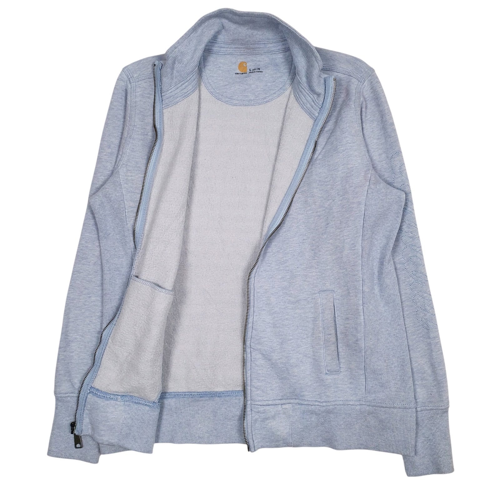 Womens Blue Carhartt  Full Zip Jumper