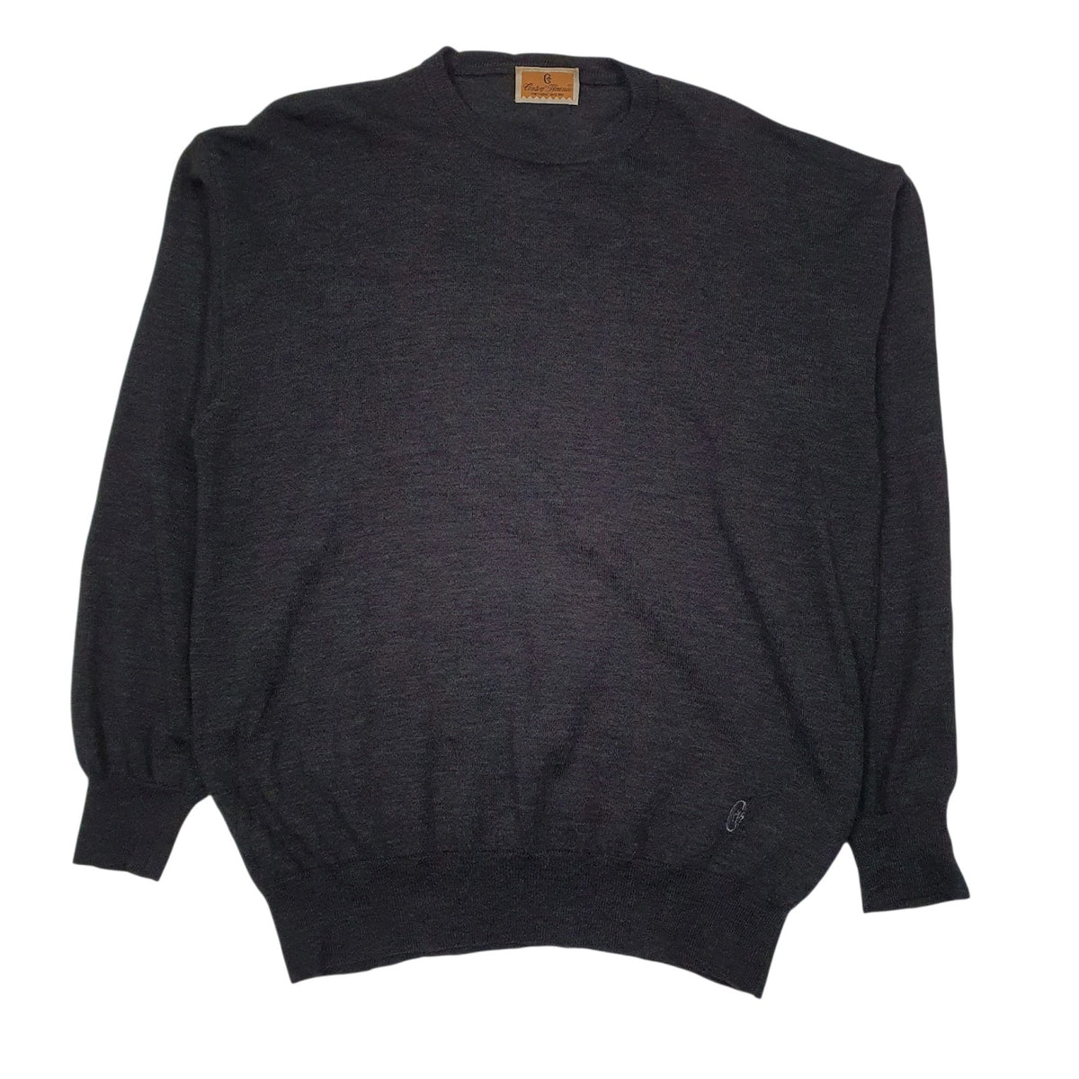 Mens Grey Conte Of Florence  Crewneck Jumper