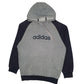 Mens Grey Adidas  Hoodie Jumper