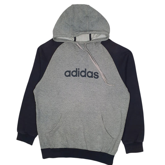 Mens Grey Adidas  Hoodie Jumper