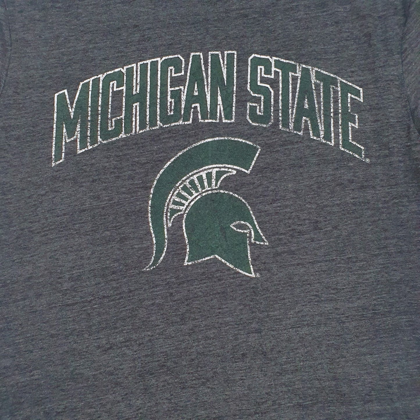 Mens Grey Captivating Apparel Michigan State  T Shirt