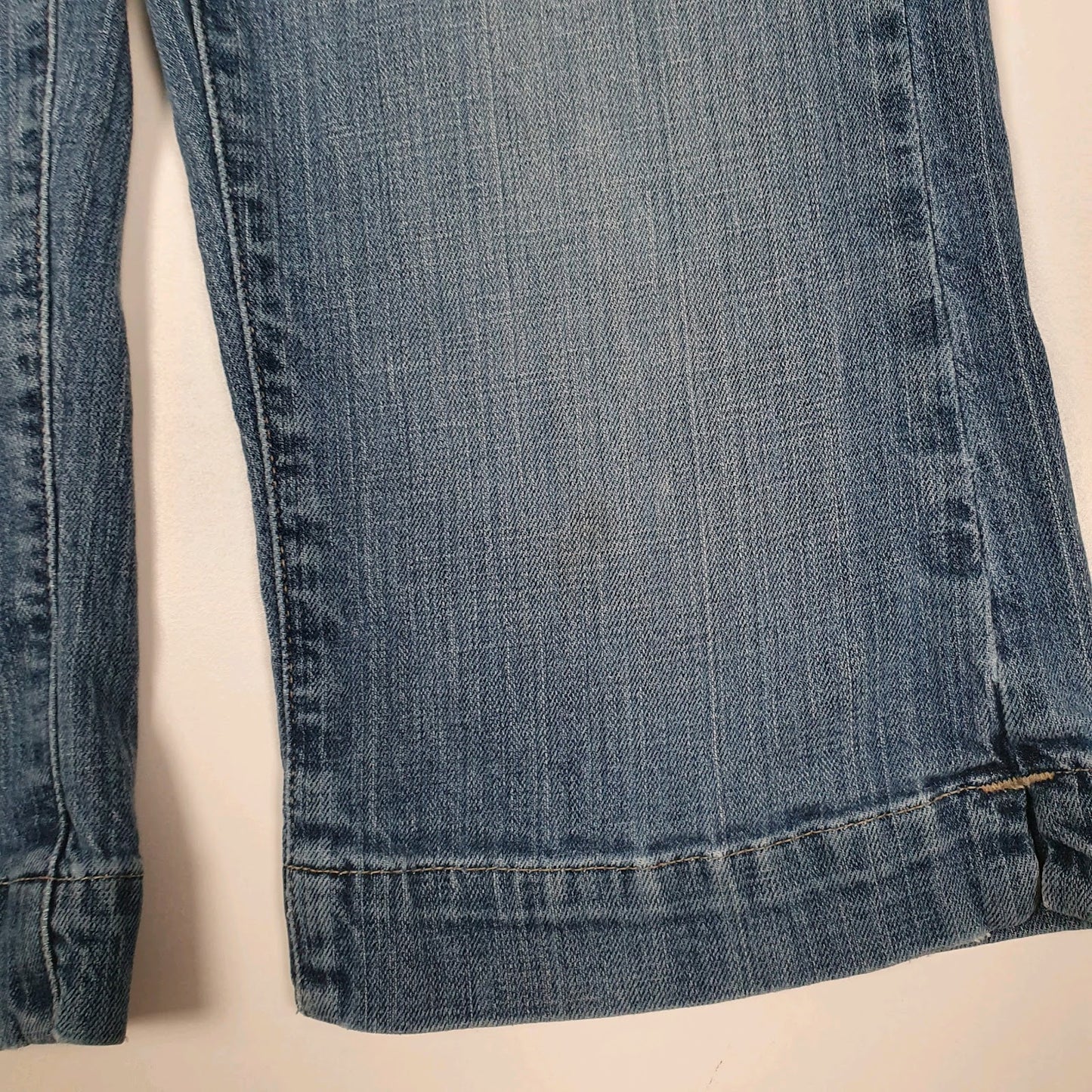 Womens Blue Carhartt Capri  Jeans