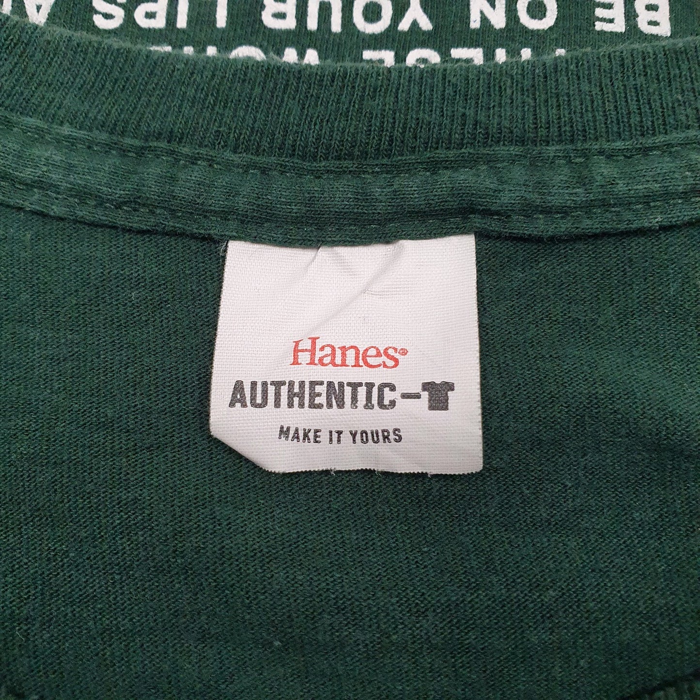 Mens Green Hanes Chicago  T Shirt