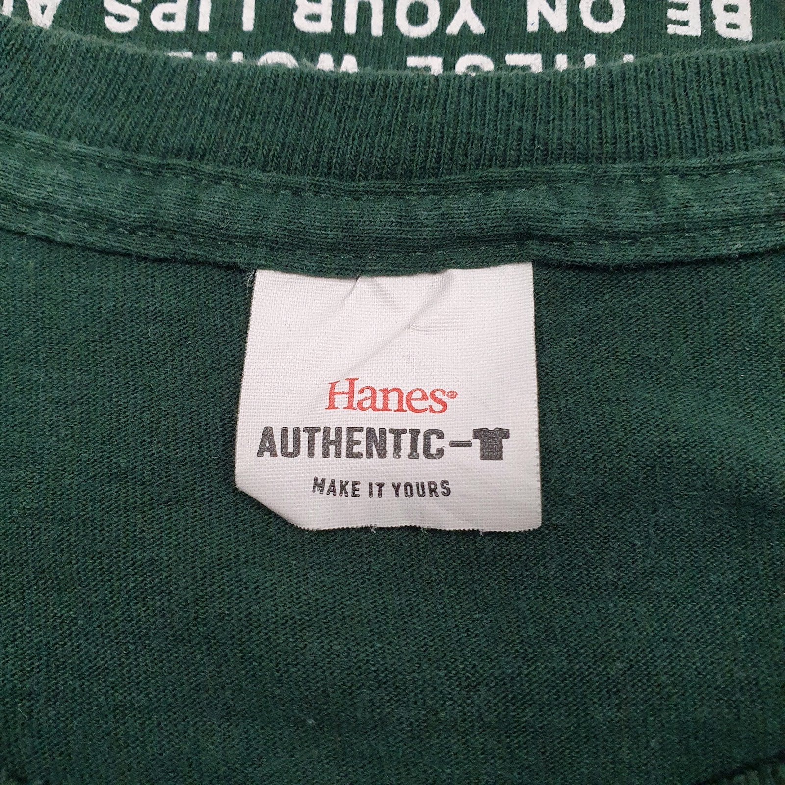 Mens Green Hanes Chicago  T Shirt