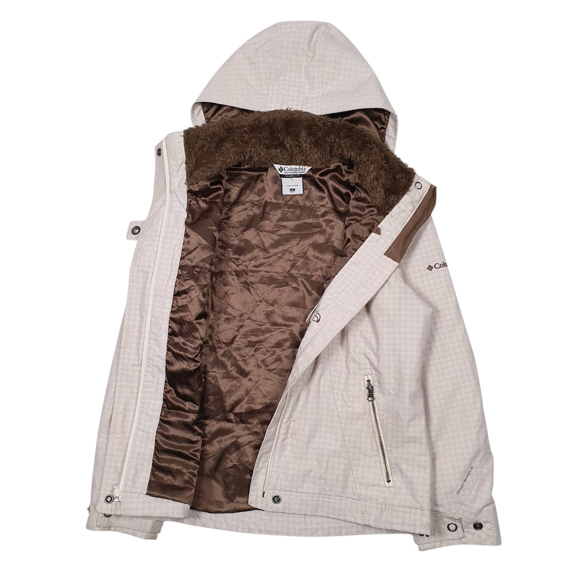 Womens Beige Columbia Sportswear Company Omni-Shield  Coat
