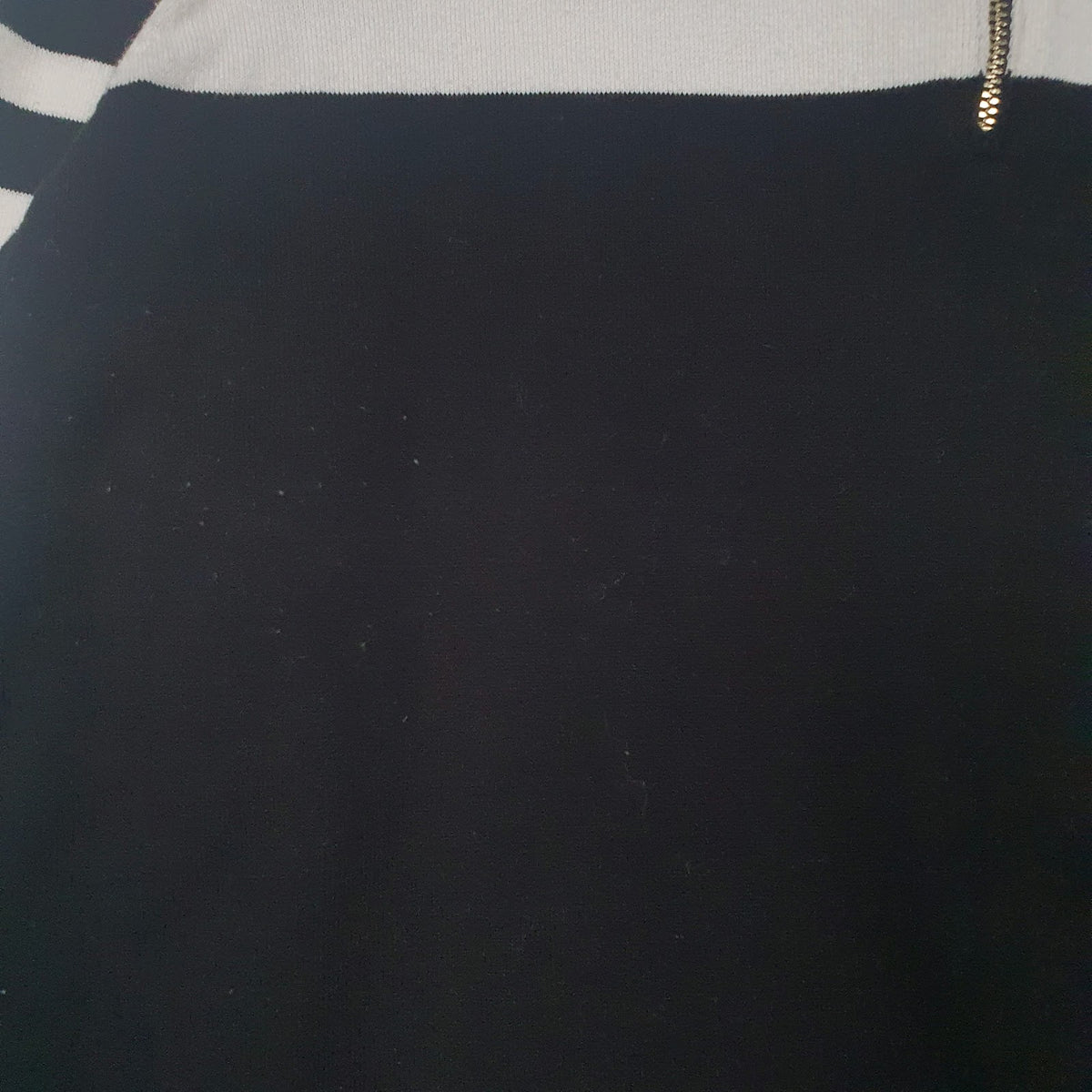 Womens Black Tommy Hilfiger  Quarter Zip Jumper