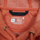 Mens Orange Carhartt Spellout Hoodie Jumper