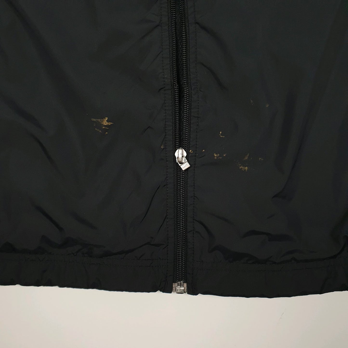 Mens Black Nike Vintage 2000s Crewneck Coat