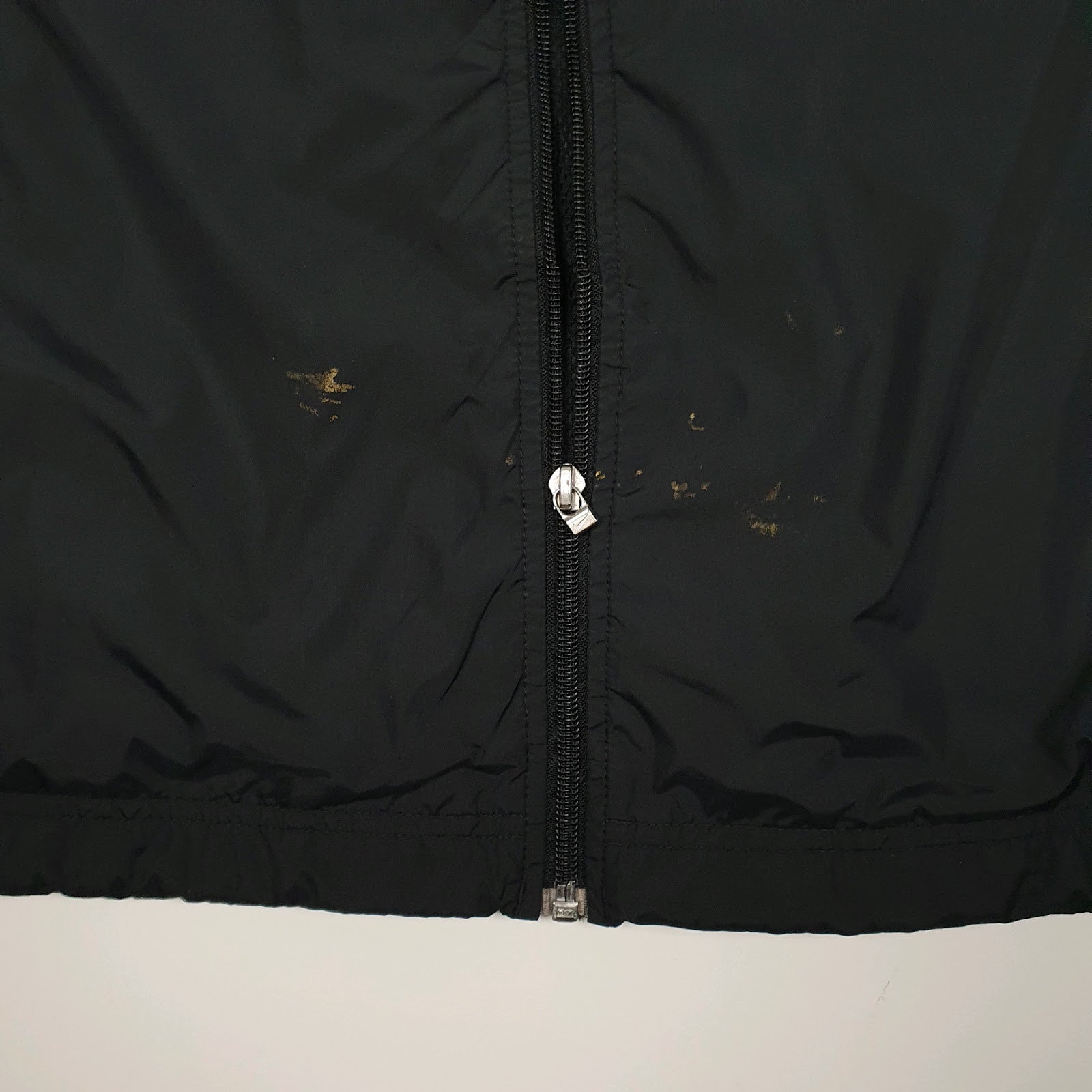 Mens Black Nike Vintage 2000s Crewneck Coat