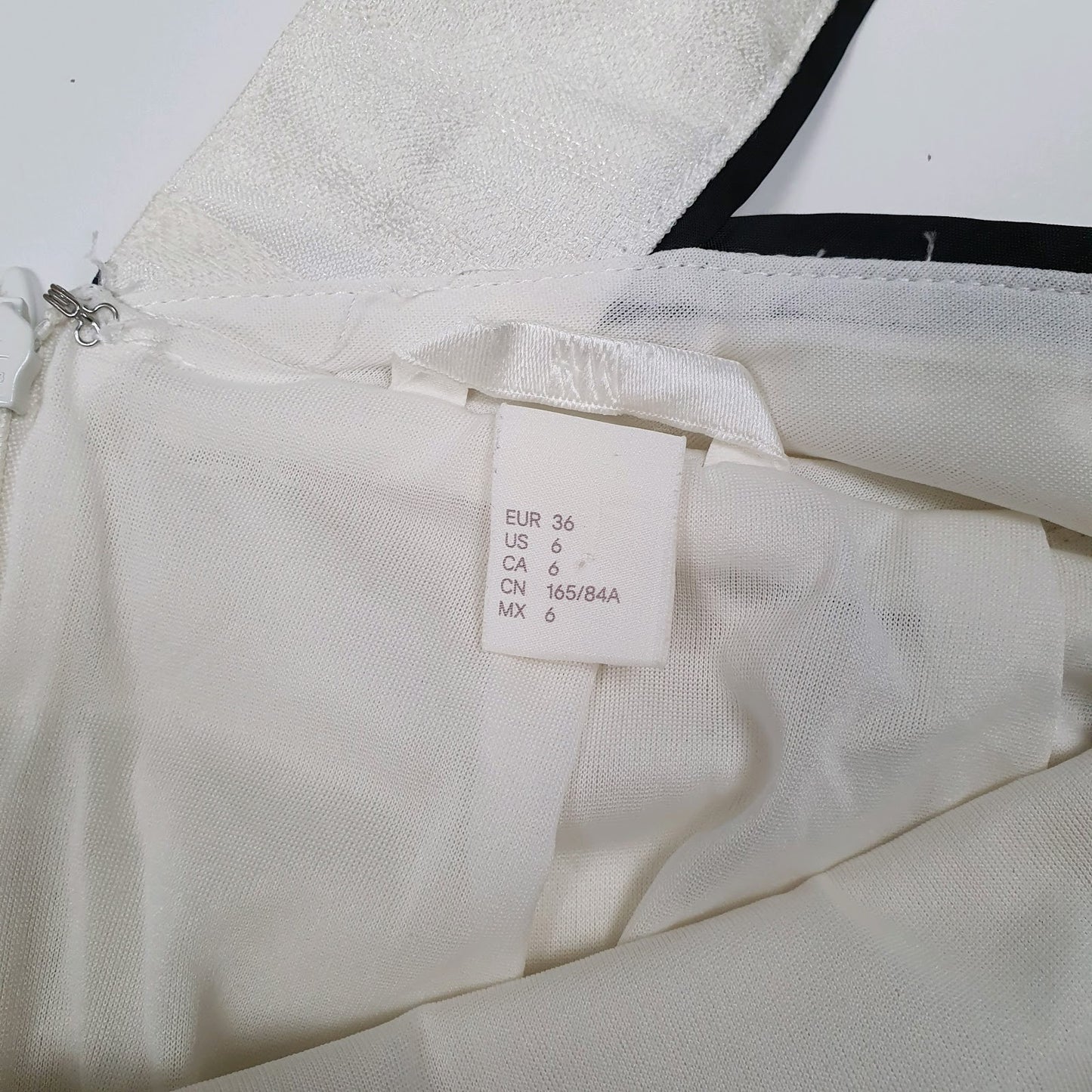 Womens White H&M Casual Cocktail  Dress